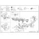 Фаркоп оцинкованный Galia шар C съемный для Hyundai Grand Santa Fe 2014-2021